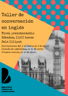 Imagen actividad Plazo de inscripción Taller de conversación en inglés