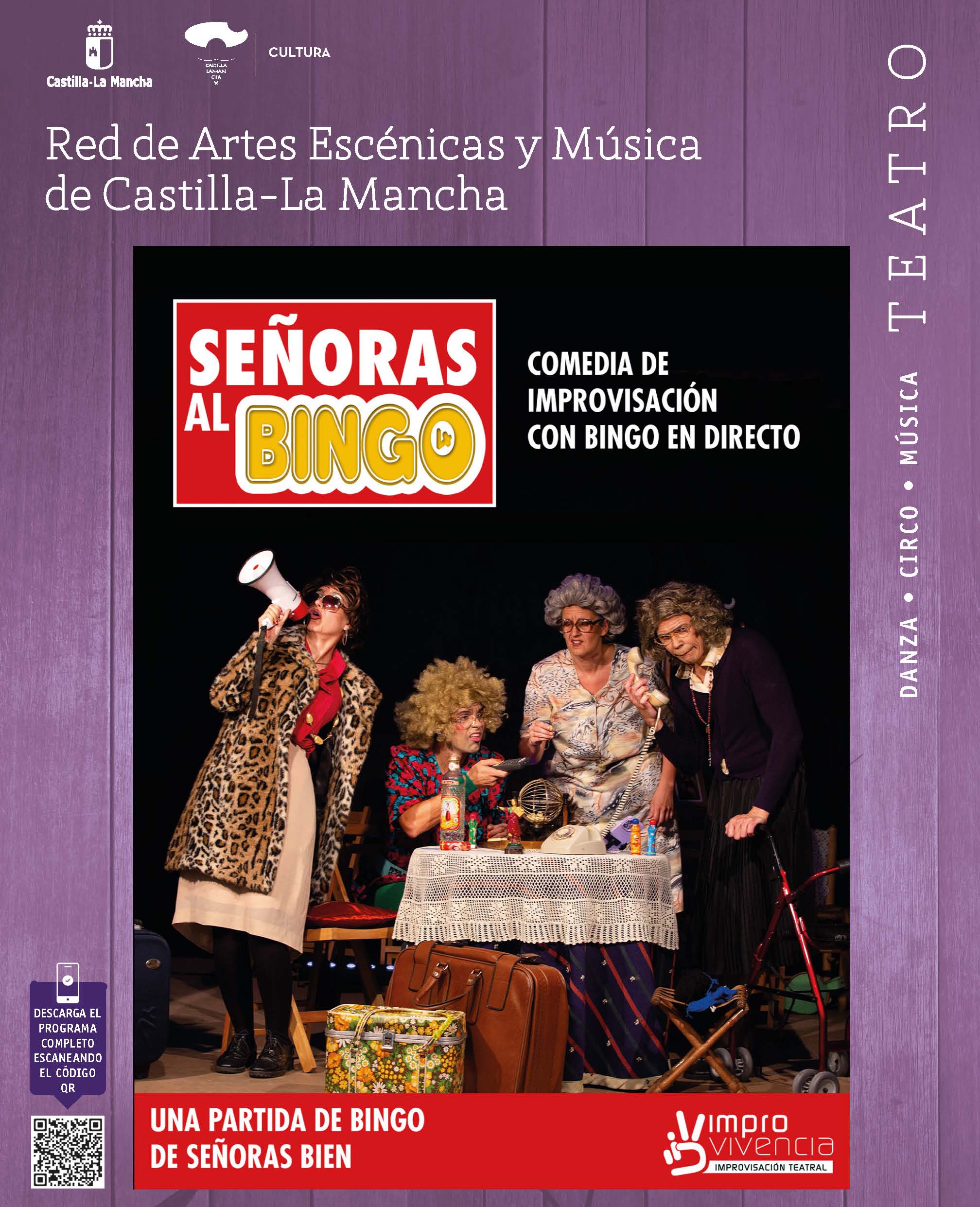 Señoras al Bingo. Cartel.