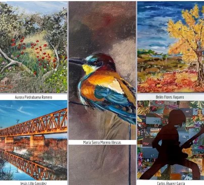 Exposición artística_Cinco miradas a través de la pintura