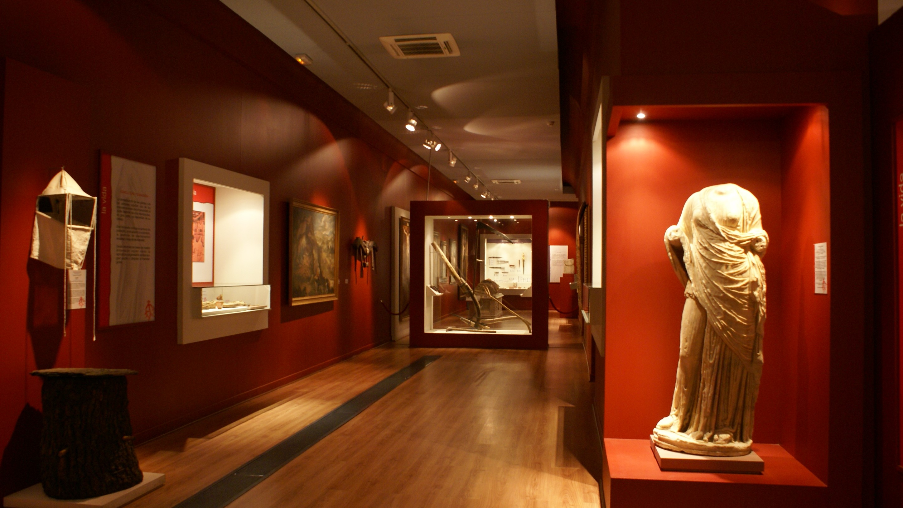 Interior Museo Guadalajara Sala I de exposición permanente del Museo de Guadalajara