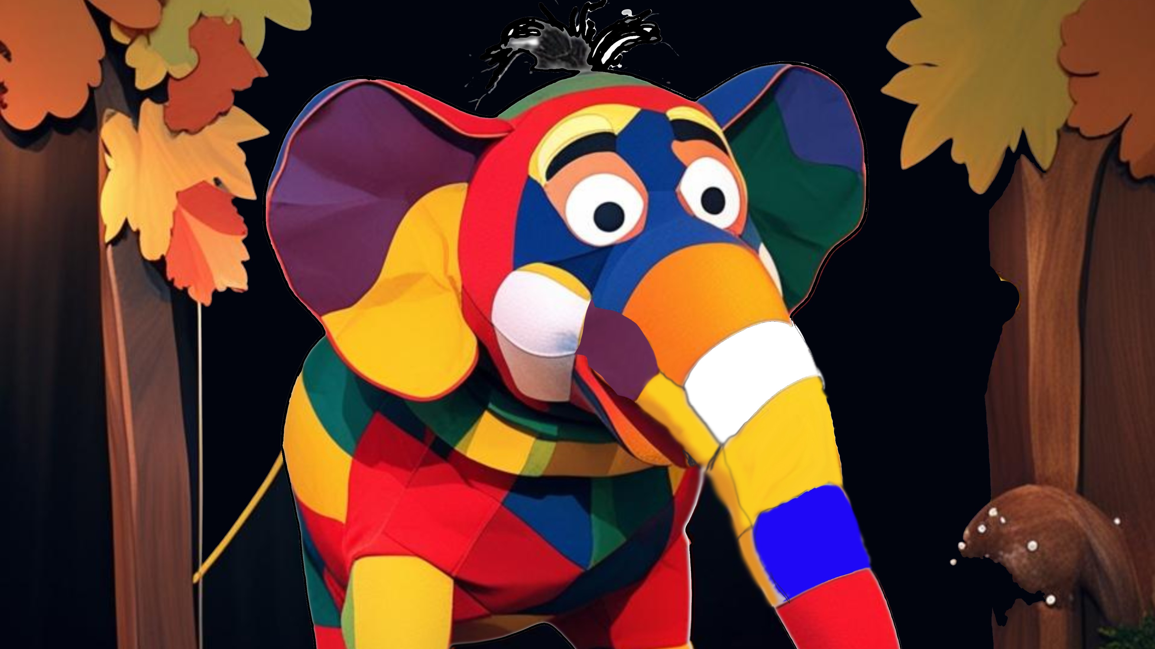 Imagen Elmer El elefante de colores