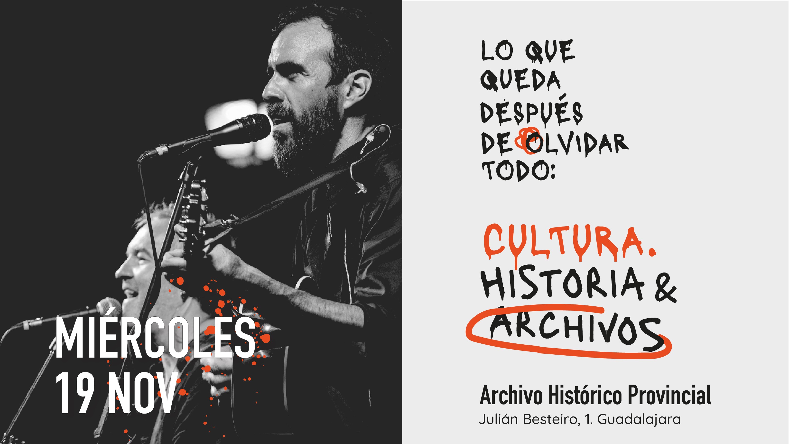 Imagen. Concierto. Rojo cancionero