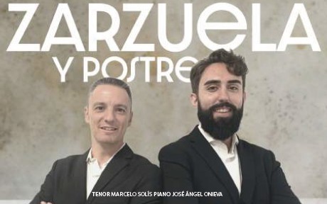 Foto de Zarzuela y postre. Marcelo Solís y José Ángel Onieva