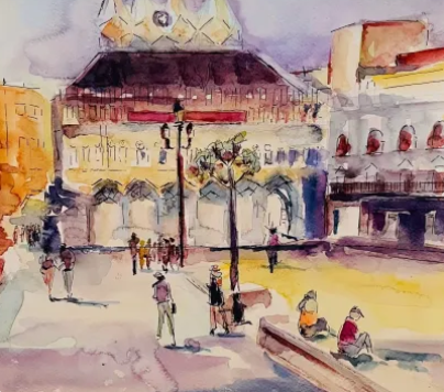 Exposición de pintura Música de pinceles