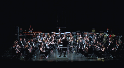 Concierto de la Banda Sinfónica del CSMCLM, dirigida por Rafael García Vidal.