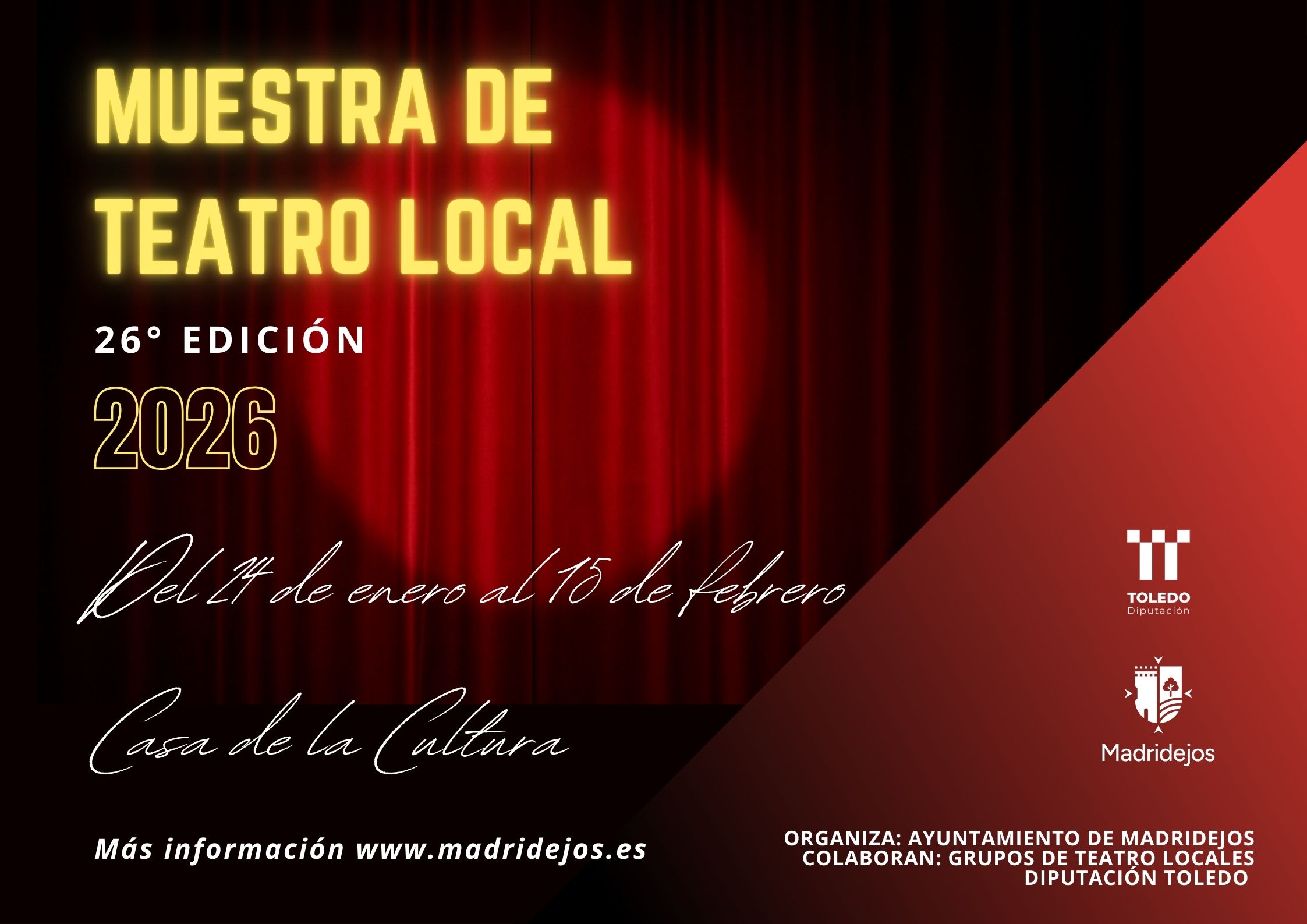 XXVI Muestra de Teatro Local Madridejos