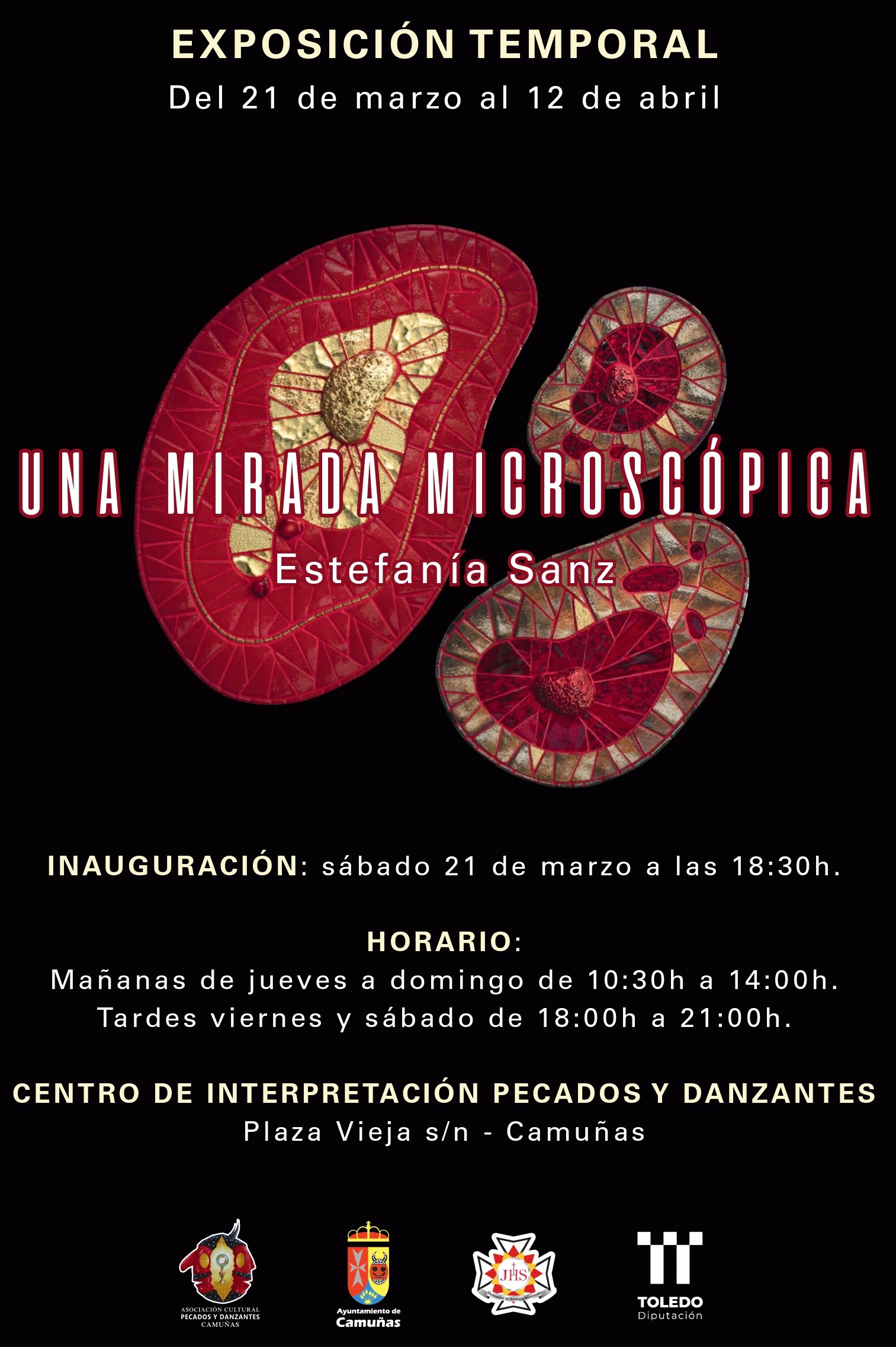 "UNA MIRADA MICROSCÓPICA" - EXPOSICIÓN DE MOSAICOS - ESTEFANÍA SANZ ÁVILA