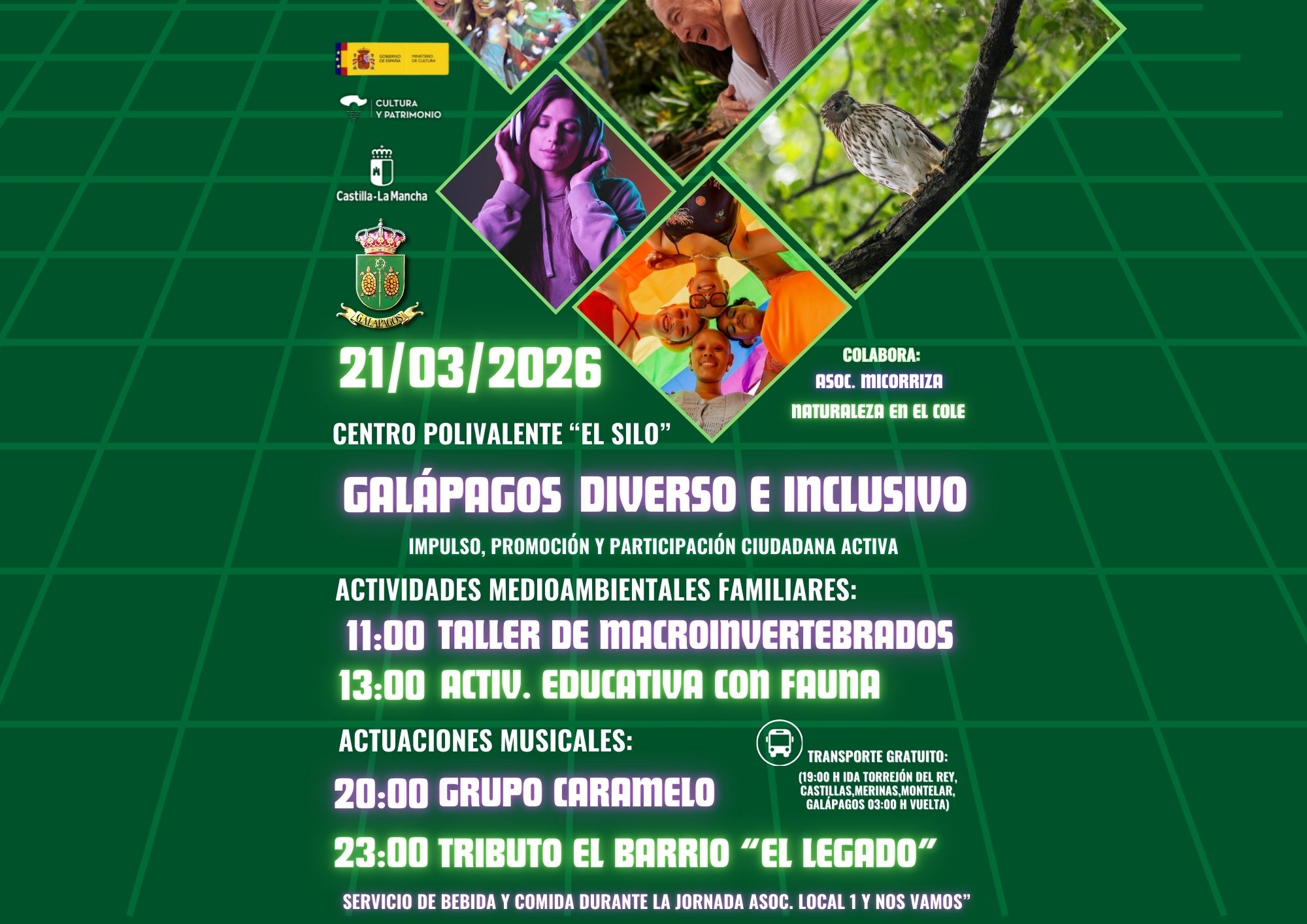 1º JORNADA: ACTIVIDADES MEDIOAMBIENTALES FAMILIARES (21/03/2026)