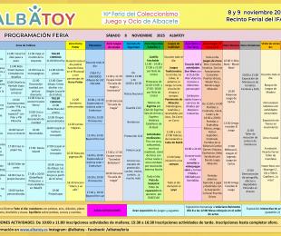 Programa feria sábado 8 noviembre