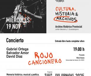 Concierto. Rojo cancionero