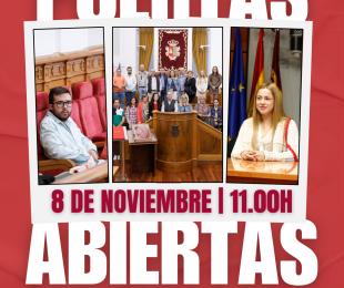 Inscripciones en puertasabiertas@cortesclm.es y en el 925259808