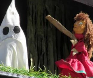 Escena de guiñol Es la hora de chachiporra