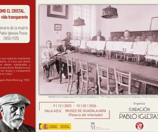 Cartel de la exposición de Pablo Iglesias Posse