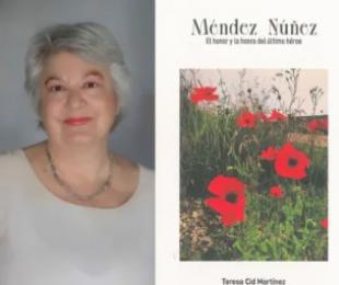 Fotografia y portada del libro de Teresa Cid Martínez