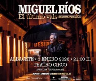 Miguel Ríos vuelve este 2025 a la carretera con su gira EL ÚLTIMO VALS.