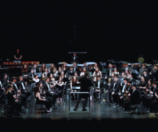 Concierto de la Banda Sinfónica del CSMCLM, dirigida por Rafael García Vidal.