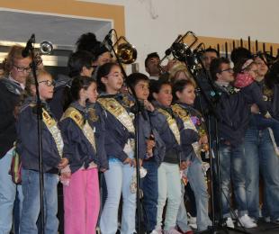 Canto del primer "mayo" a la Patrona, previo a la Noche de Ronda, 30 de abril