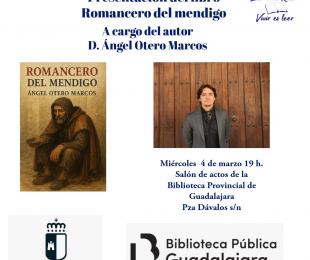 Presentación del libro "Romancero del mendigo" a cargo de Ángel Otero