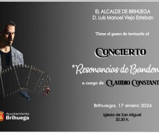 Concierto "Resonancias de Bandoneón" a cargo de Claudio Constantini