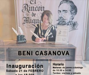 EXPOSICIÓN TEMPORAL "TINTA, PLUMA Y CORAZÓN" CALIGRAFÍA A CARGO DE BENI CASANOVA