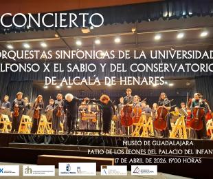 CARTEL DEL CONCIERTO CON FOTOGRAFÍA DE LOS MÚSICOS