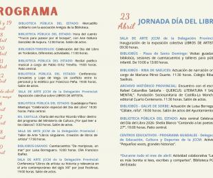 Programa Día del Libro Gu 2026