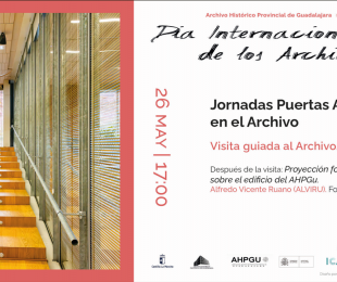 Imagen. Jornadas de Puertas Abiertas al Archivo Histórico Provincial de Guadalajara