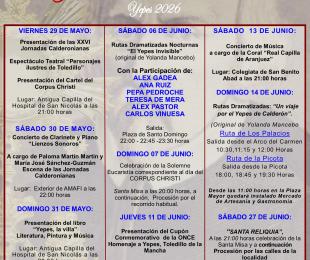 Programación Corpus y Jornadas Calderonianas