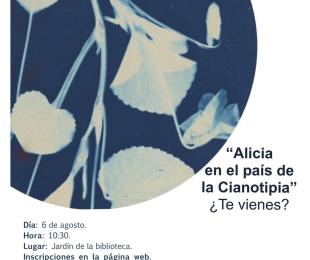 Taller "Alicia en el país de la cianotipia"