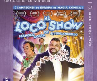Cartel El loco show de Manolo Costa y Mindanguillo