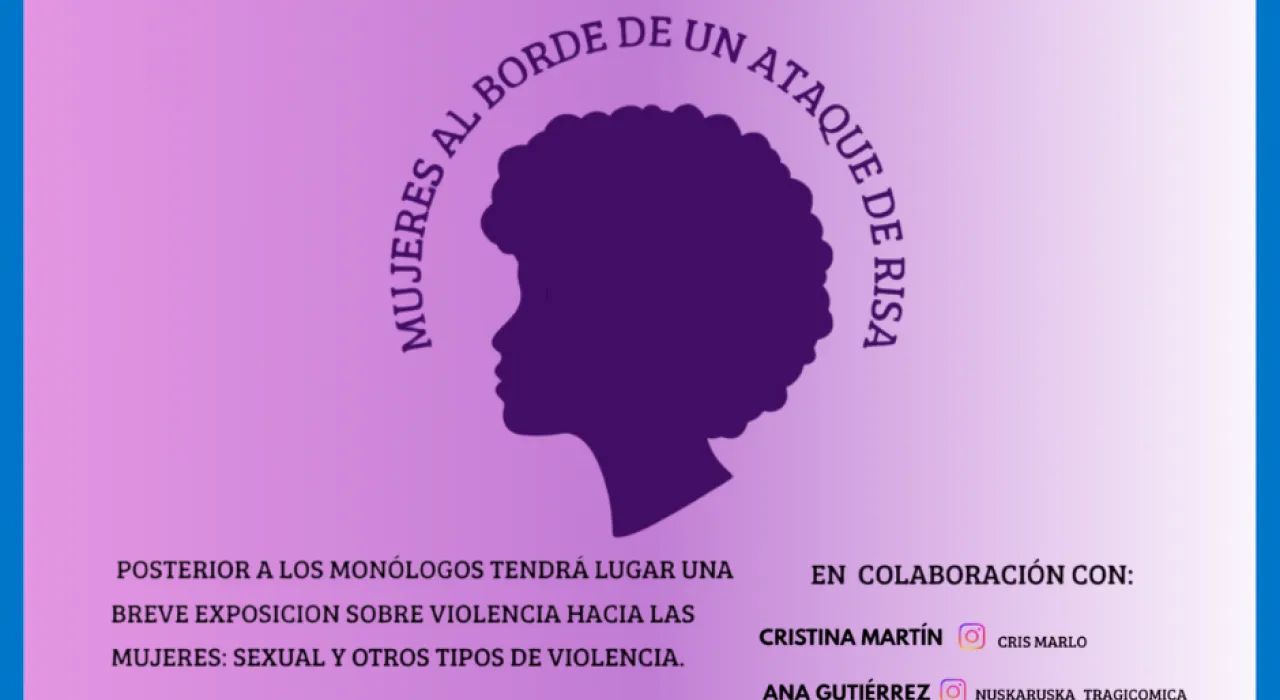Mujeres al borde de un ataque de risa