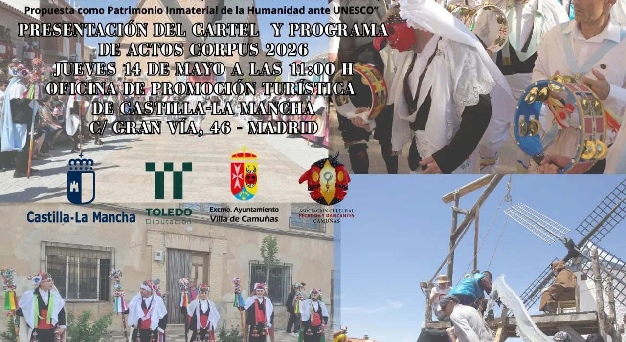 PRESENTACIÓN CARTEL Y PROGRAMACIÓN ACTOS CORPUS CHRISTI CAMUÑAS 2026